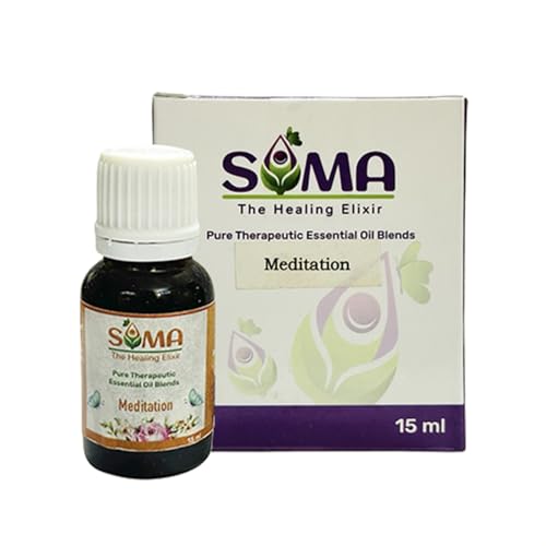 Image of Meditation Oil | 15 ml | Natural Essential Oil for Deep Meditation | Aromatherapy for Focus and Relaxation |
