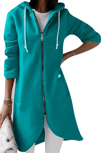Sweatshirts femme oversized à capuche OMZIN manteau casual manches longues zippé