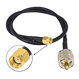 Utilizado para radio aficionada para conectar un handie talkie (walkie talkie) con un conector RP-SMA a un amplificador externo (power) que acepta un conector macho PL-259.