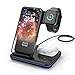 Minthouz Wireless Charger, 3 in 1 Induktive Ladestation mit 18W Adapter für mehrere Geräte Apple, iWatch S8/7/6/5/4/3/SE2/SE (ONLY), AirPods 3/Pro, Qi kompatibel mit iPhone 17/16/15/14/13/12/11