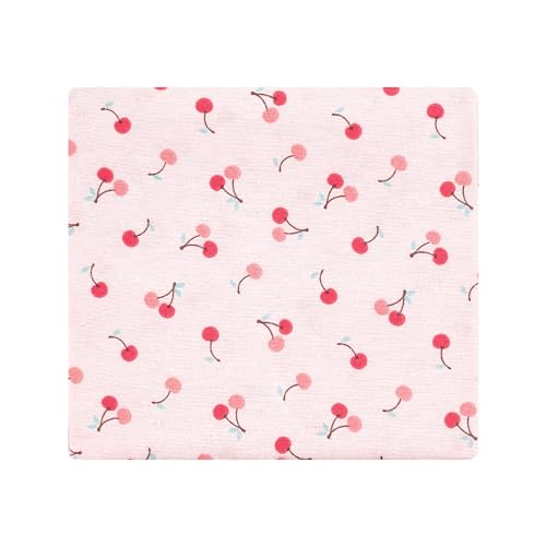 Image of Hudson Baby Unisex Baby Cotton Flannel Receiving Blankets Bundle, Cherry Sweet, One Size