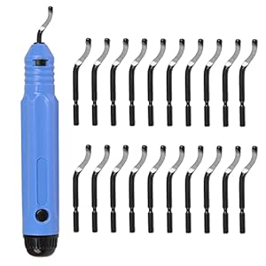 360° Roterende Ontbraam Stalen 20 Stuks Aluminium Braam Verwijderen Mes Hand Ontbramen Gereedschap Set Printer Burr…