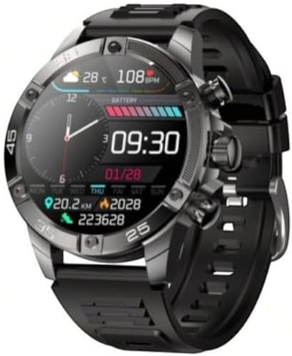 Full HD Smart Watch with IPX68 Waterproof Rating - Black