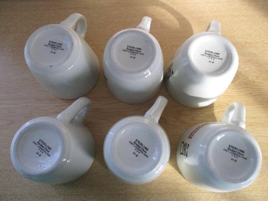 未使用　ミスタードーナツ　カップ　6点　ビンテージ　当時物　ミスド　USA Amazon | ミスタードーナツ カップ 6点 ビンテージ 当時物