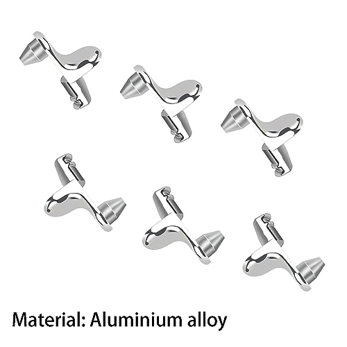 Qrity 12 Pcs Shelf Support Pegs Pin Bracket, L-Shaped Support Shelf Bracket Pegs - Image 3