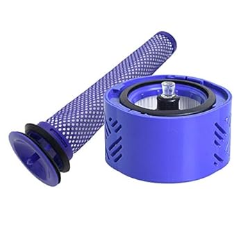 WuYan 1 pre-filtro e 1 filtro HEPA kit per aspirapolvere Dyson V6 Absolute Cordless Stick sostituisce parte # 965661-01 e 966741-01