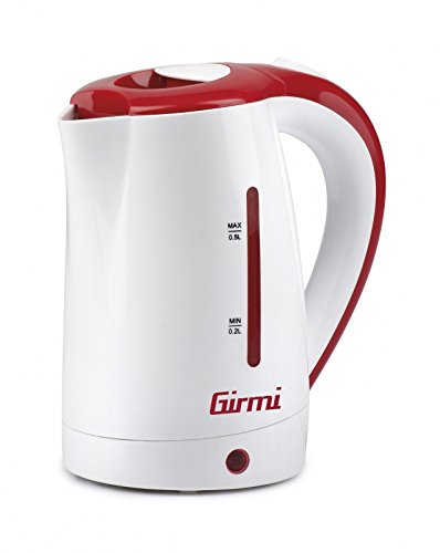 Girmi BL02 Bouilloire, 1100 W, plastique, blanc