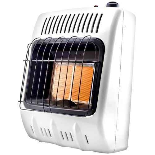 Mr. Heater 10,000 BTU Vent Free Radiant Dual Fuel Heater,White