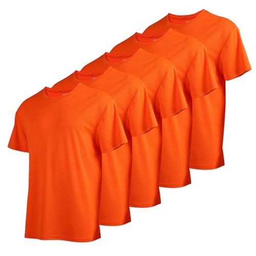 Yasumond T-Shirts Pack Breathable Athletic Classic Dailywear Crew Neck Tee Shirt for Men