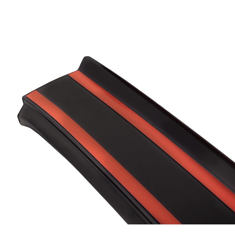 Protection De Seuil Arrière ABS Pour Seat Leon (5F) ST 2013-2016 - Noir - Facile à Poser Avec Ruban 3M
