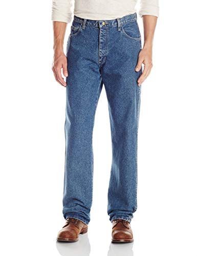 Men's Flame-Resistant Relaxed-fit Stone-Washed Jean