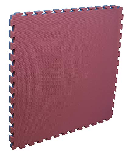 PIEZA TATAMI SOFTEE (ROJO/AZUL, 100X100X4CM)