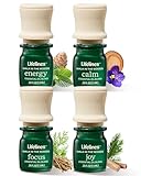 Lifelines Essential Oil Blends, 4-Pack - Blended Essential Oils with Precision Pump for Aromatherapy Diffusers - Long-Lasting Scented Fragrance - Walk in The Woods (Joy, Calm, Focus & Energy)