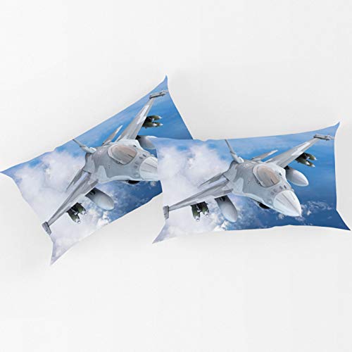 Housse de couette Super King avion en microfibre douce pour lit d'enfant et ado - 3