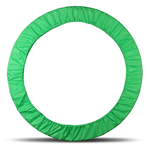 DRUNA Funda de Aro de Gimnasia Rítmica Indigo Tamaño Universal 60-90 cm | Ideal para Competencias y Entrenamientos Verde Claro