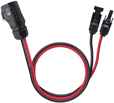 Billion wealth 24inch 10AWG 2 Pin Power Industrial Circular Connector to Solar Cable Adapter for Solar Panel Suitcase