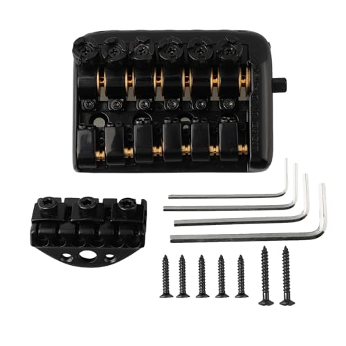 Puente de guitarra sin cabeza, apto para guitarra eléctrica, revestimiento anticorrosivo (A)