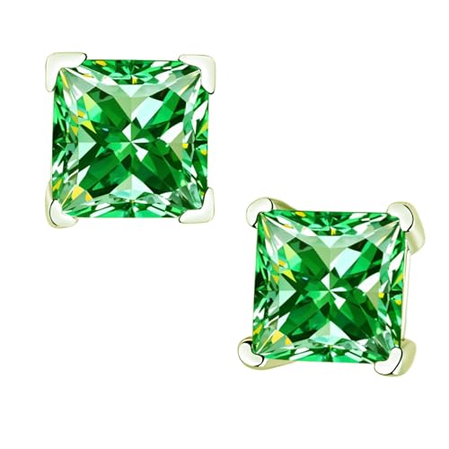 ���A�b�T�i�C�g�X�^�b�h�C�������O �����p 0.8-2ct D�J���[�AVVS1�N�����e�B�A�z���C�g�S�[���h���b�L 925�X�^�[�����O�V���o�[ �X�^�b�h�s�A�X�A�L�O���a���� ���f�B�[�X �����Y, 2ct(1.ct*2), �X�^�[�����O�V���o�[, ���A�b�T�i�C�g