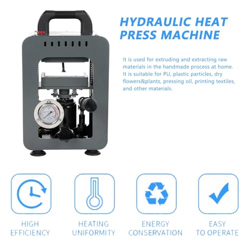 Prensa hidráulica manual 10 toneladas 600W 220V miniatura 2