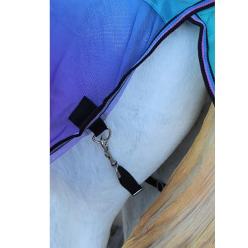 Image of Challenger Horse Mesh Fly Sheet Lightweight Breathable Summer Spring Sheet Belly 73440