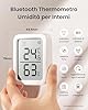 SwitchBot Termometro Igrometro Ambiente, Umidità e Temperatura Interno Bluetooth per Casa, Sensore di Rugiada/VPD/Umidità Assoluta, Igrometro Digitale Professionale con Memorizzazione dei Dati