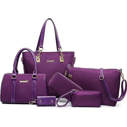 Sac à main femme YAQUNICER lot de 6 idéal pour le bureau et sorties