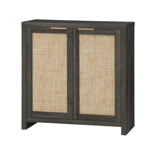 Hampstead-Storage-Sideboard-Cabinet-with-Rattan-Doors-and-Adjustable-Shelves-Buffet-Kitchen-Cabinet-Cupboard-Console-for-Living-Room Hampstead Storage Sideboard Cabinet with Rattan Doors and Adjustable Shelves Buffet Kitchen Cabinet Cupboard Console for Living Room