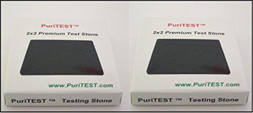 2 Acid Test Stones Gold Silver Platinum Testing Tools