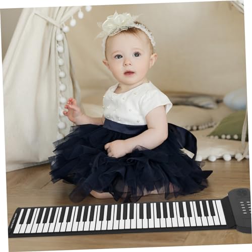 WESIEVYA 61 rouleau de piano clavier électrique piano électrique pliable piano à clavier pliant clavier usb piano portable instrument de musique piano pour débutant Gel de silice Black - Les Beatles, Paul McCartney, John Lennon, RIngo Starr, George Harrison WESIEVYA 61 rouleau de piano clavier électrique piano électrique pliable piano à clavier pliant clavier usb piano portable instrument de musique piano pour débutant Gel de silice Black – Image 4