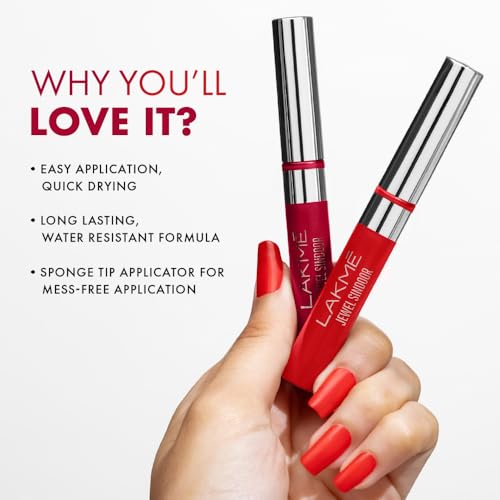 Image of LAKME Forever Matte Sindoor, long lasting, smudgeproof, 5ml (OG Collection) (Pack of 2)