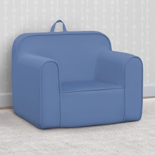 Image of Delta Children Cozee Chair -Foam Kids Chair for Ages 18 Months and Up, Indigo