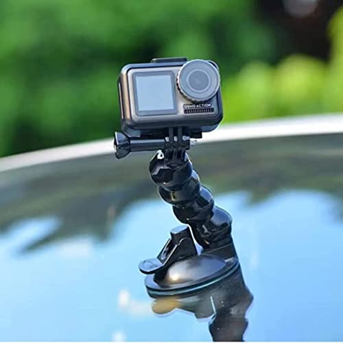 Image of DCZ Universal Phone /Action Camera Mount in Dashboard | Camera Car Windshield Suction Cup Mount | Great for Gopro Hero Xiaomi Yi, Sjcam, Vehicle Video Recorder, All Smartphone