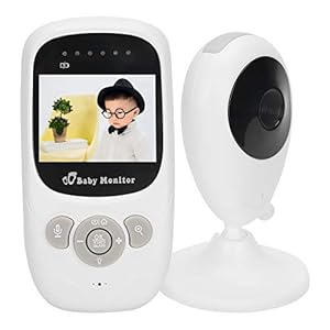 Draadloze videobabyfoon, 2.4G videobabyfoon Tweeweg audiocommunicatie met draadloze videobabyfoon voor baby voor baby Veilig voor thuisgebruik