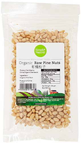 Simply Natural Organic Raw Pine Nuts 80g