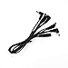pigtone 1 to 5 Way Daisy Chain Cable Guitar Effect Pedal Power Supply Splitter Adapter Cable Black