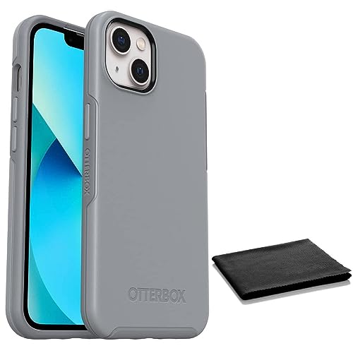 Coque iPhone 13 OtterBox Symmetry gris résilience avec chiffon de nettoyage