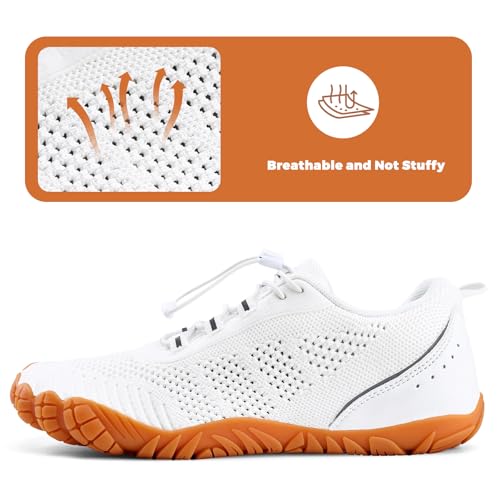 Image of WateLves Barefoot Water Shoes Men Women Wide Toe Box Minimalist Gym Sneakers Zero Drop Walking Shoes for Training Yoga Beach Hiking