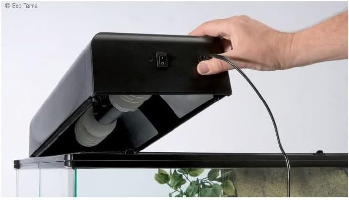 Exo Terra Compact Incandescent Fixture for PT2605/PT2607 - 45 cm,Black