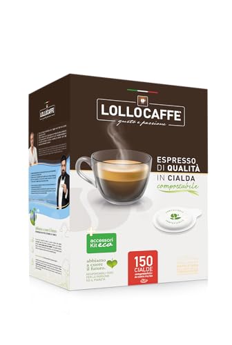  Caffè Lollo caffè Miscela Nero Kit 150 Cialde ese 44mm Filtrocarta