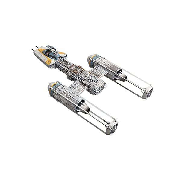 Revell 01209 BANDAI Y-Wing Starfighter Star Wars originalgetreuer Modellbausatz für Experten, unlackiert – Bild 6