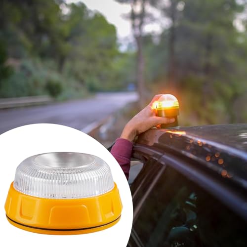 Luces estroboscópicas intermitentes Fityle luz de advertencia de tráfico LED impermeable bicolor 3