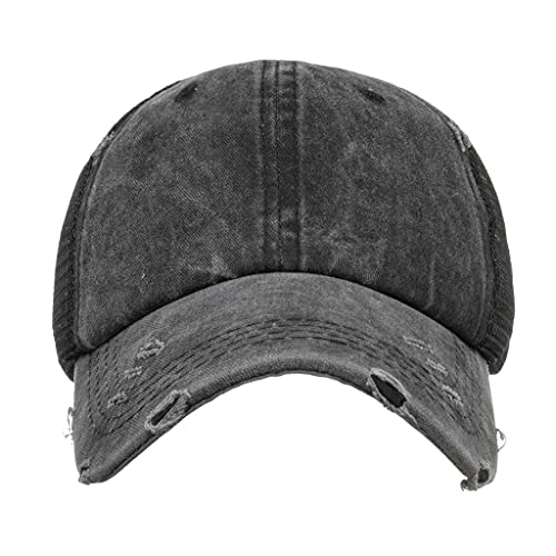Gorra de béisbol para protegerse del sol sin calor con diseño vintage ajustable 7