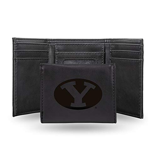 Image of Rico Industries NCAA Laser Engraved Trifold Laser Engraved Tri-Fold Wallet - Men's Accessory