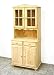Alacena 2 Puertas Sin barnizar, 197x88x42. Realizada en Madera Maciza de Pino...