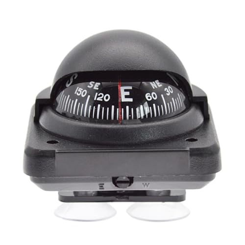 Shurhome Car Suction Cup Compasses Dashboards Digital Compasses Marine Compasses for Car and Boats Navigation