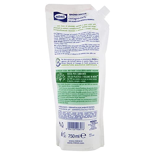 Milmil Bagno Doccia, Fragranza Castagne & Cachi