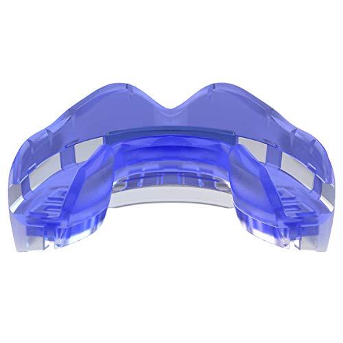 Safejawz Mouthguard For Braces, One Size Re-Mouldable Mouth Guard With Case For Boxing, Basketball, Football, Mma, Lacrosse, Hockey And All Contact Sports (Ice Blue) #TOP3