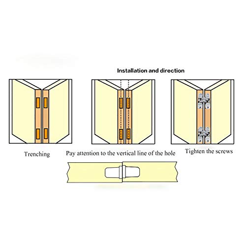Charnière cachée pour porte lourde : la solution solide pour alignement parfait à 180° - 6