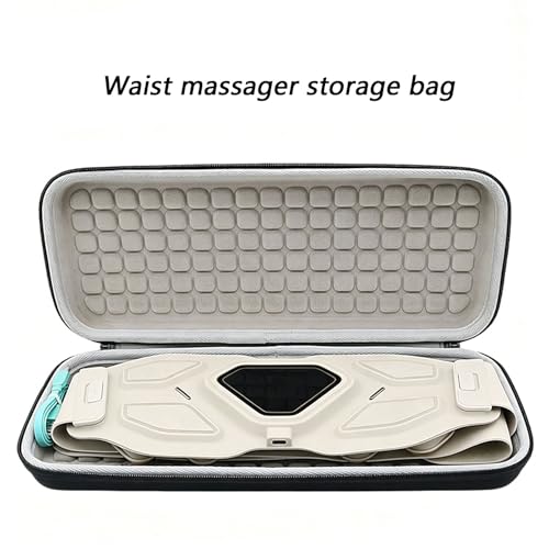 Bolsa de almacenamiento resistente a golpes y arañazos para masajeador de cintura, estuche protector con asa para viaje miniatura 2