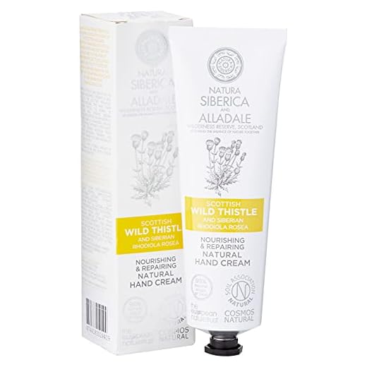 Natura Siberica Alladale närande och reparera naturlig handkräm, 75 ml